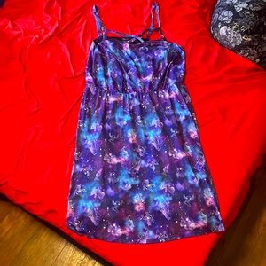 Torrid Disney galaxy dress Lilo and Stitch theme with pockets
